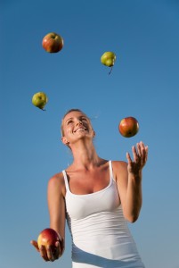 Auch gesunde Ernährung spielt eine Rolle!