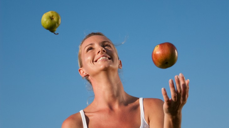 Auch gesunde Ernährung spielt eine Rolle!